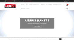 Desktop Screenshot of corbe-cuisine-pro.com